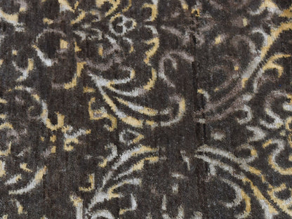 Brown 2'0" x 9'10" Transitional Hand knotted Wool/Silk Rug - Sku: O087252