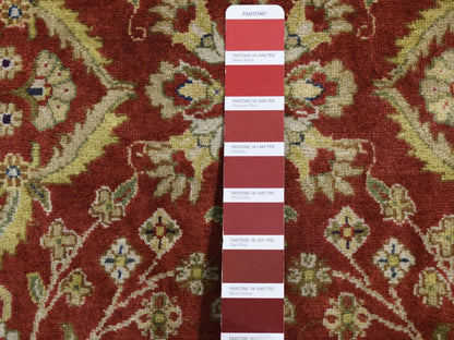 Kashan Fine Oriental hand-knotted wool runner in Red & Ivory, 2'4" x 11'5" — SKU O087305 (view 3)