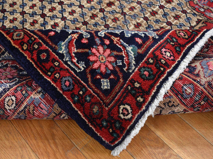 Brown 4'4" x 7'9" Persian Hand knotted Wool Rug - Sku: O087384