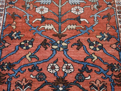 Heriz Heriz hand-knotted wool rug in Red, 4'9" x 6'1" — SKU O087406 (view 5)