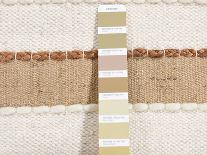 Brown 2'0" x 3'0" Modern / Contemporary Hand knotted Wool Rug - Sku: O087416