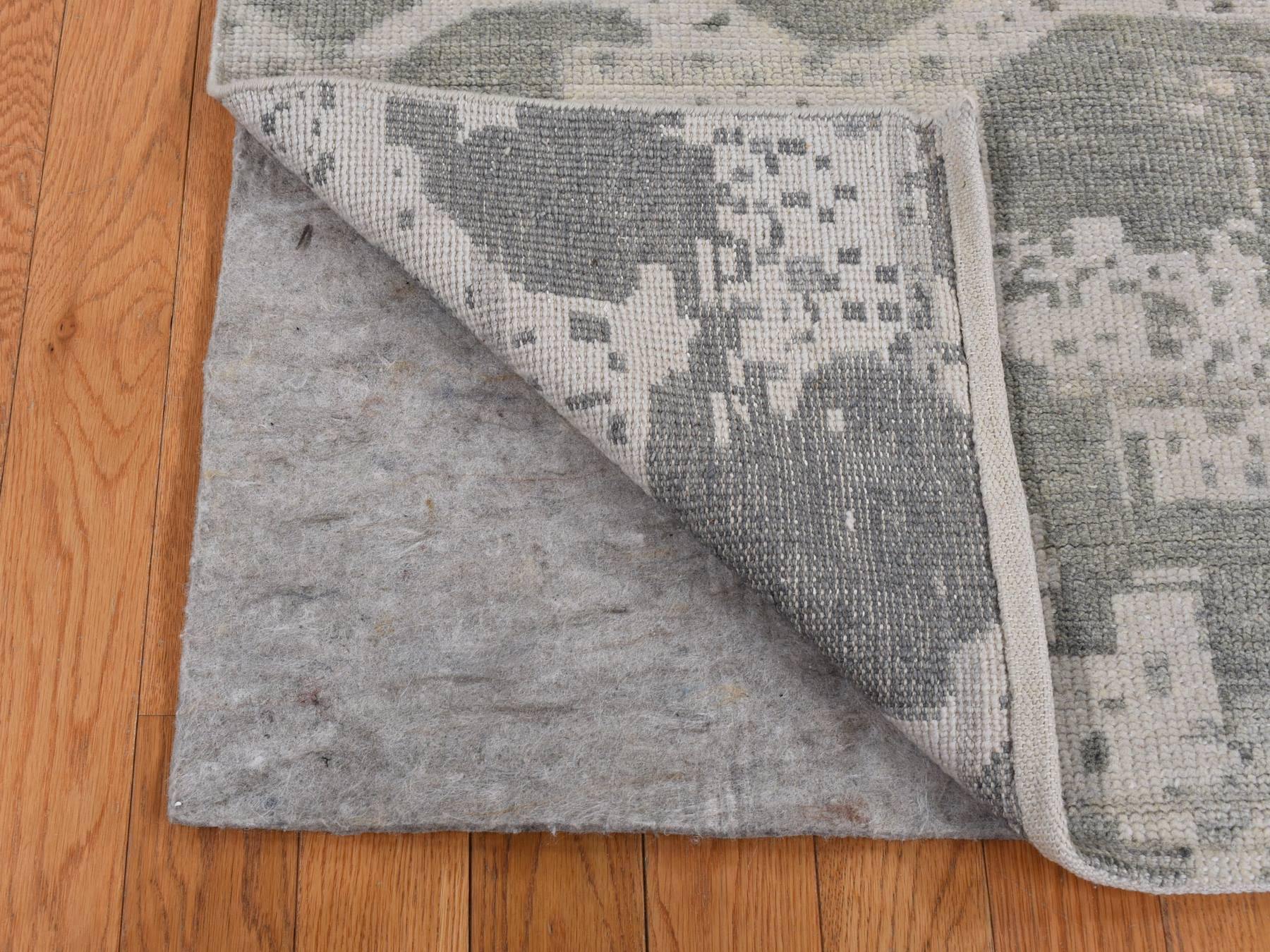 Oushak Oushak hand-knotted wool rug in Gray, 5'10" x 9' — SKU O087427 (view 3)