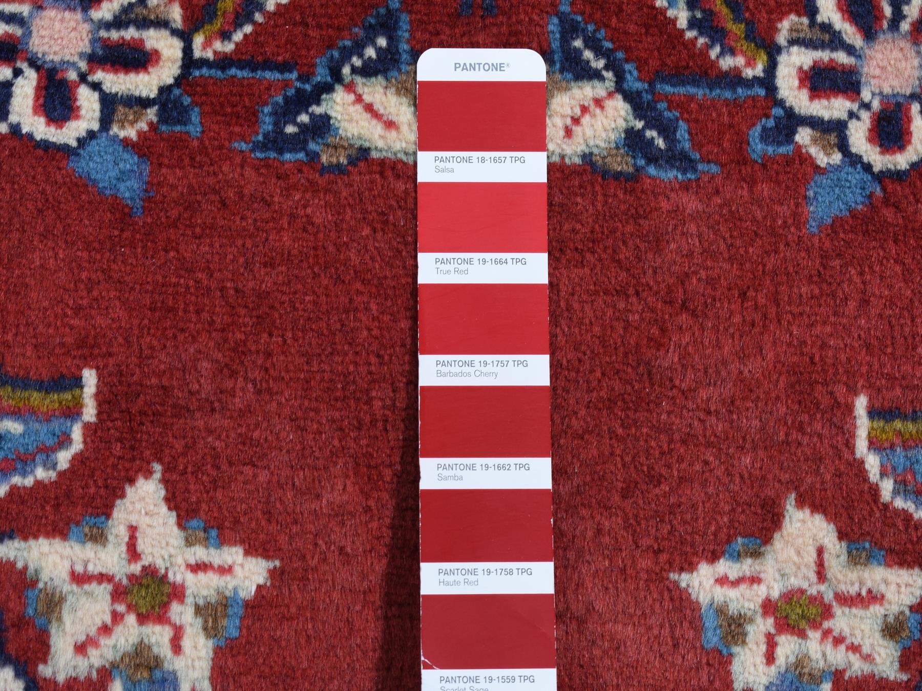 Persian hand-knotted wool rug in Red, 3' x 4'9" — SKU O087435 (view 5)