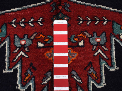 Blue 4'8" x 9'7" Persian Hand knotted Wool Rug - Sku: O087472
