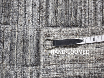 Modern / Contemporary hand-knotted wool rug in Gray, 2' x 2' — SKU O087485 (view 6)
