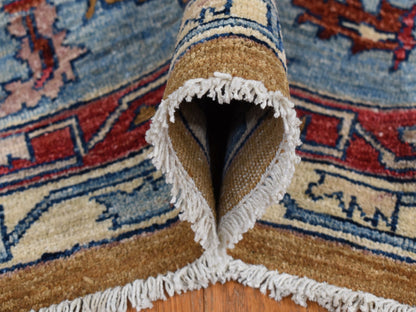 Green 9'10" x 13'10" Traditional Hand knotted Wool Rug - Sku: O087536
