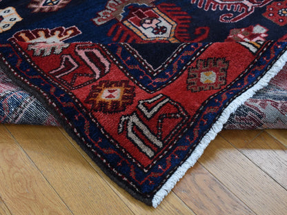 Red 4'8" x 7'0" Persian Hand knotted Wool Rug - Sku: O087540