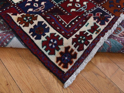 Red 4'10" x 9'2" Persian Hand knotted Wool Rug - Sku: O087552
