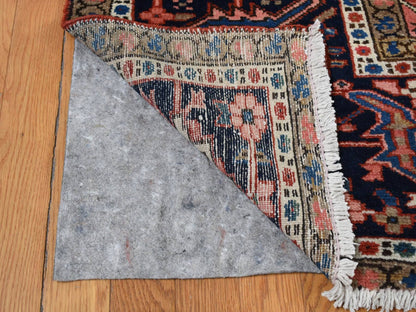 Heriz Heriz hand-knotted wool rug in Red & Blue, 12'3" x 16'1" — SKU O087561 (view 4)