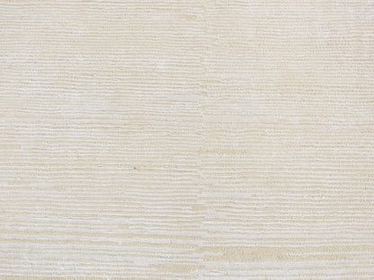 Ivory 3'0" x 5'0" Modern and Contemporary Hand knotted Wool/Silk Rug - Sku: O087604