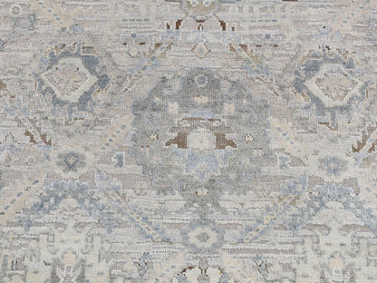 Blue 3'0" x 5'3" Modern and Contemporary Hand knotted Wool/Silk Rug - Sku: O087615