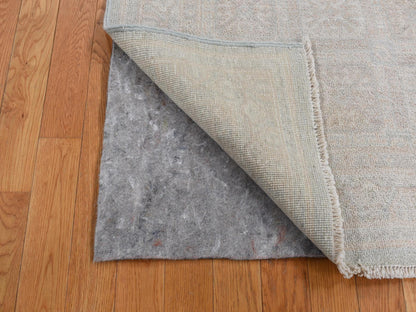 Beige 4'0" x 6'0" Khotan and Samarkand Hand knotted Wool Rug - Sku: O087616