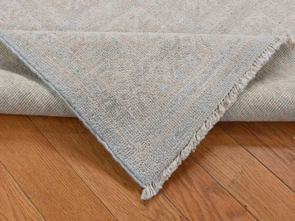 Beige 4'0" x 6'0" Khotan and Samarkand Hand knotted Wool Rug - Sku: O087616