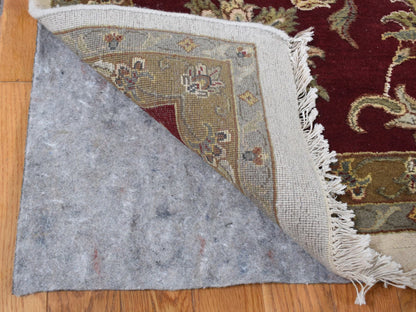 Ivory 12'0" x 15'3" Rajasthan Hand knotted Wool/Silk Rug - Sku: O087665