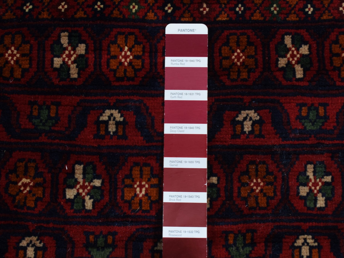 Tribal & Geometric hand-knotted wool rug in Ivory, 13' x 19'4" — SKU O087670 (view 6)