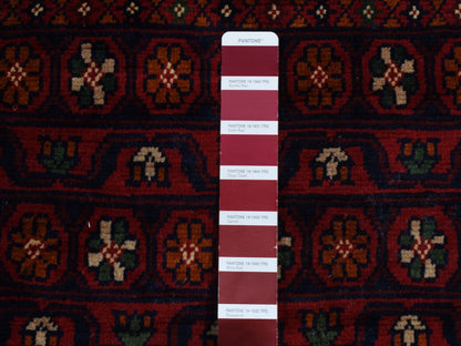 Tribal & Geometric hand-knotted wool rug in Ivory, 13' x 19'4" — SKU O087670 (view 6)