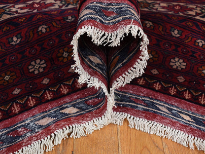 Red 12'10" x 19'7" Tribal Hand knotted Wool Rug - Sku: O087671