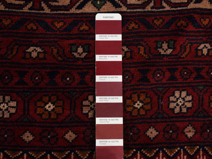 Red 12'10" x 19'7" Tribal Hand knotted Wool Rug - Sku: O087671