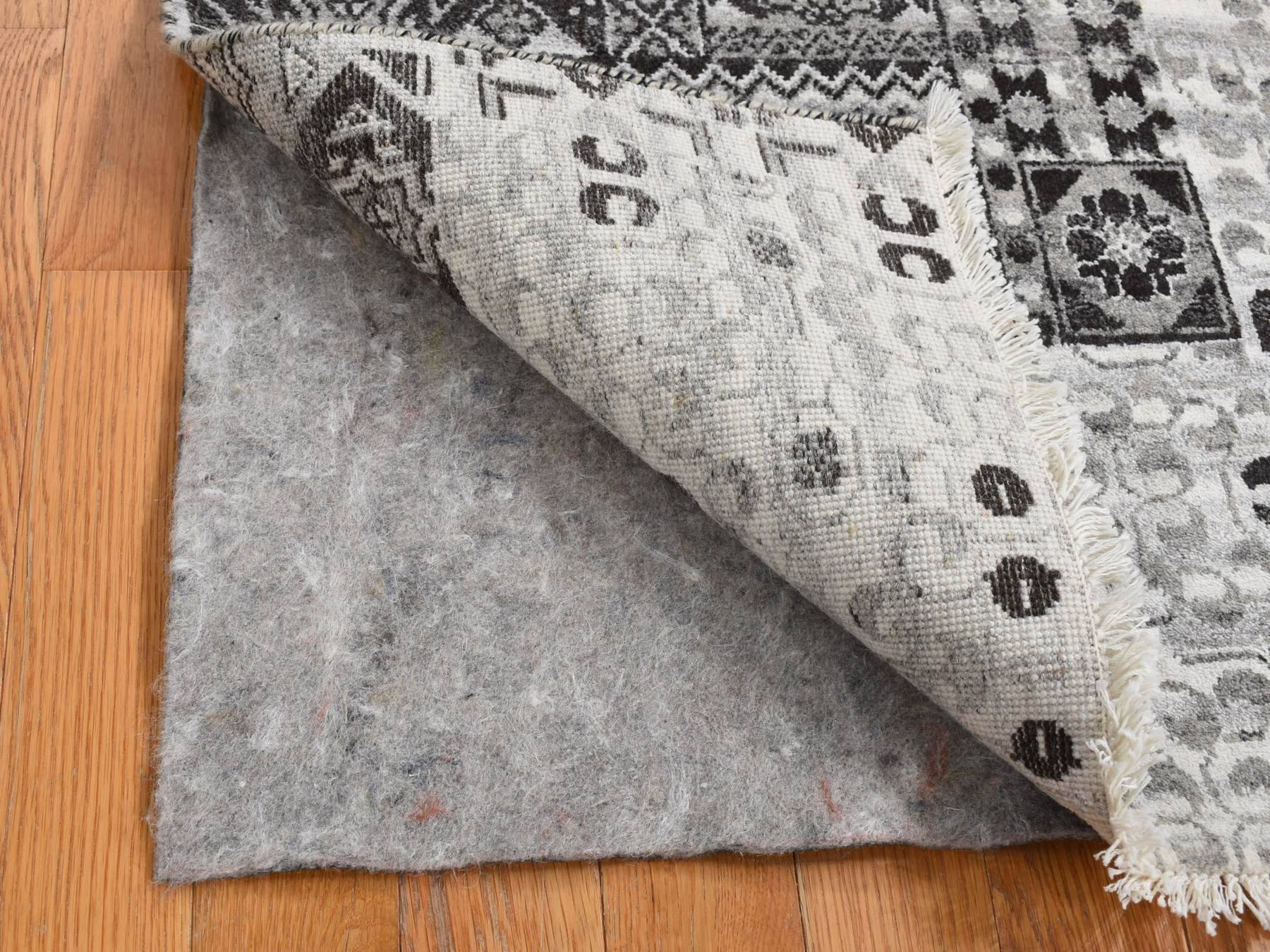 Mamluk Mamluk hand-knotted wool rug in Gray, 2'8" x 3' — SKU O087686 (view 4)