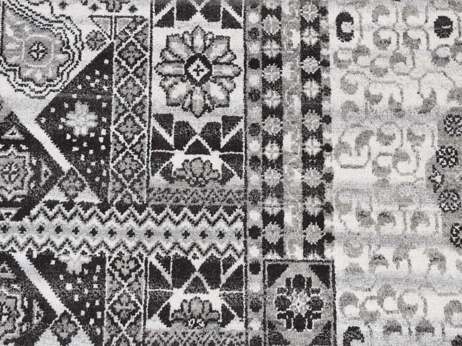 Mamluk Mamluk hand-knotted wool rug in Gray, 2'8" x 3' — SKU O087686 (view 7)