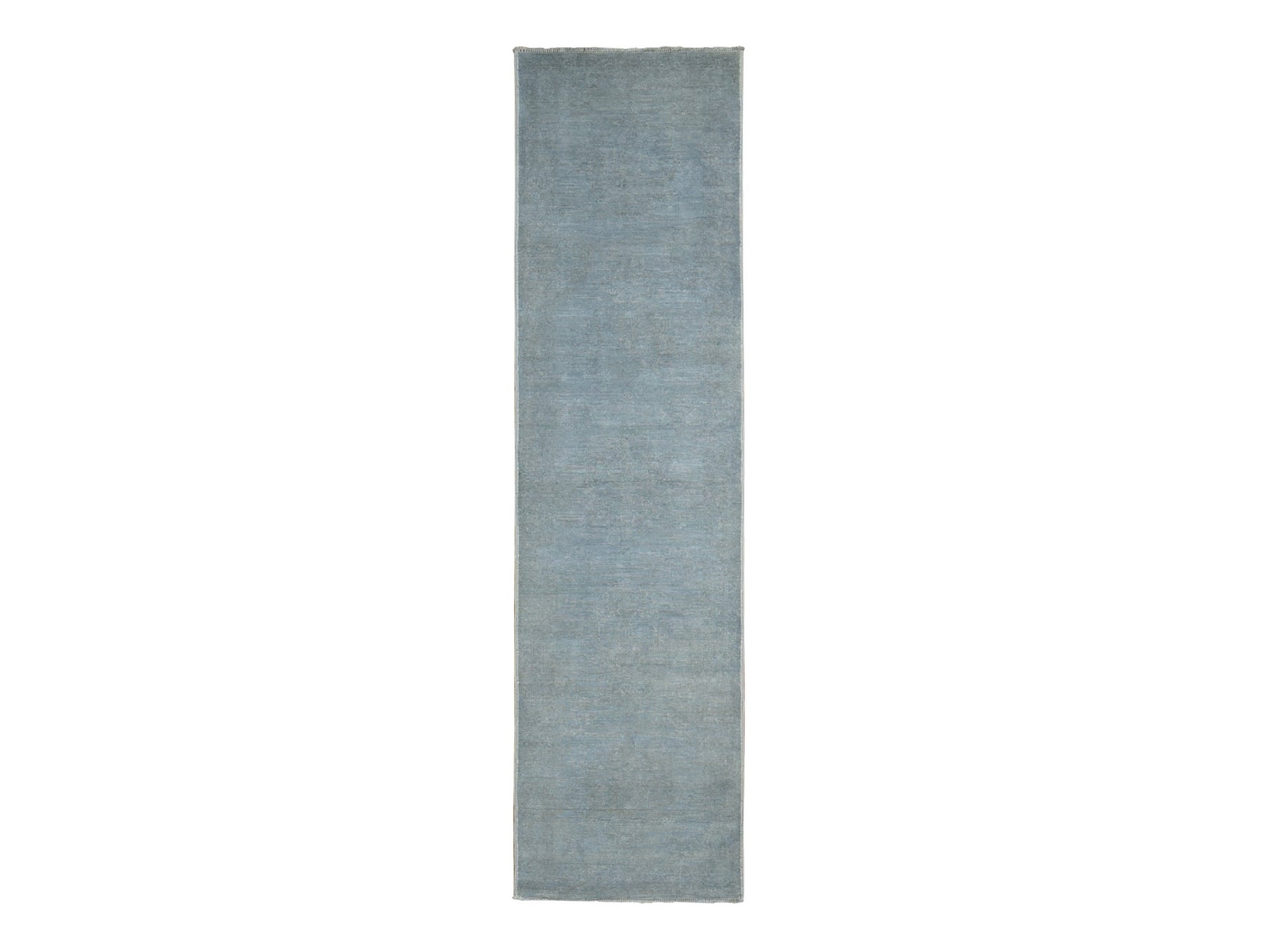 Gray 2'7" x 9'10" Oushak / Peshawar Hand knotted Wool Rug - Sku: O087691