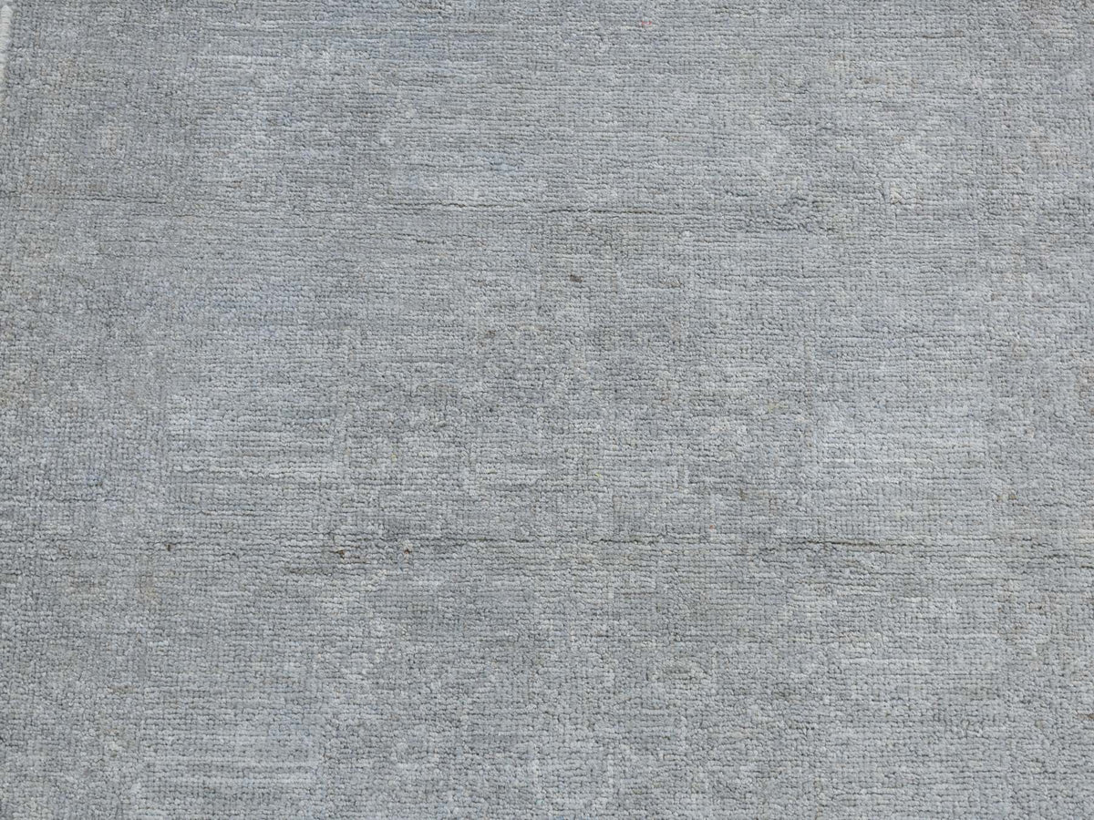 Peshawar Oushak hand-knotted wool runner in Gray, 2'7" x 9'10" — SKU O087691 (view 7)
