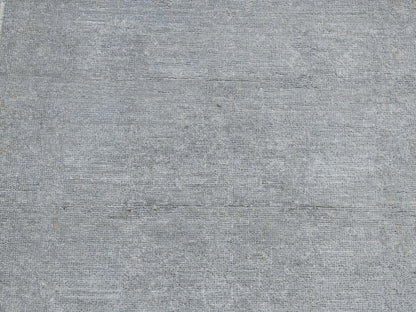 Peshawar Oushak hand-knotted wool runner in Gray, 2'7" x 9'10" — SKU O087691 (view 7)