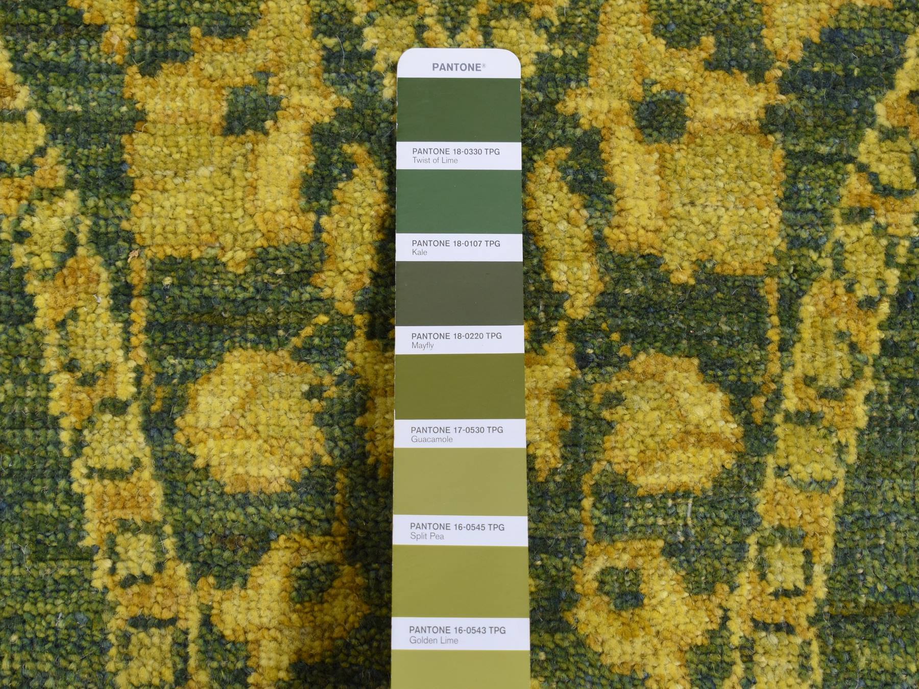 Peshawar Vintage hand-knotted wool runner in Overdyed, 4'1" x 11'8" — SKU O087693 (view 6)