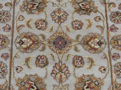 Rajasthan Rajasthan hand-knotted wool/silk runner in Ivory, 2'7" x 16' — SKU O087694 (view 7)