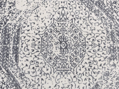 Mamluk Transitional hand-knotted wool rug in Ivory, 6' x 6' — SKU O087715 (view 5)