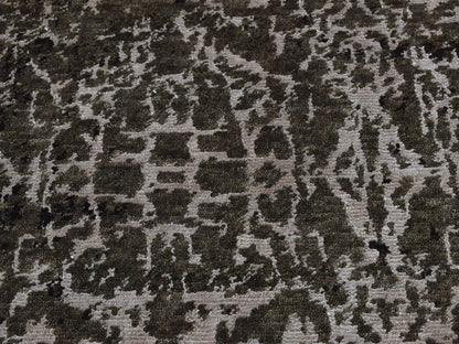 Green 2'0" x 2'9" Modern / Contemporary Hand knotted Wool/Silk Rug - Sku: O087800