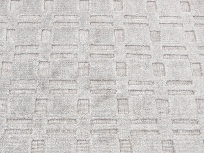 Modern / Contemporary hand-knotted wool rug in Gray, 2' x 3' — SKU O087823 (view 6)