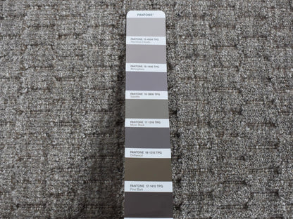 Modern / Contemporary hand-knotted wool rug in Gray, 2' x 3' — SKU O087830 (view 5)
