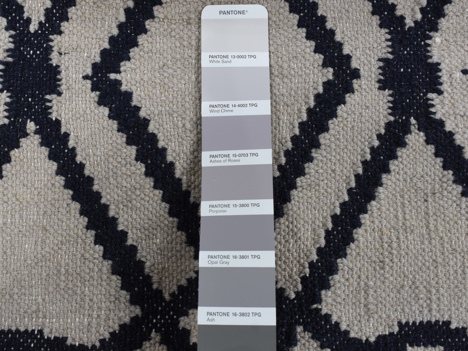 Kilim Flat-Weave hand-knotted wool runner in Gray, 2'9" x 6' — SKU O087834 (view 5)