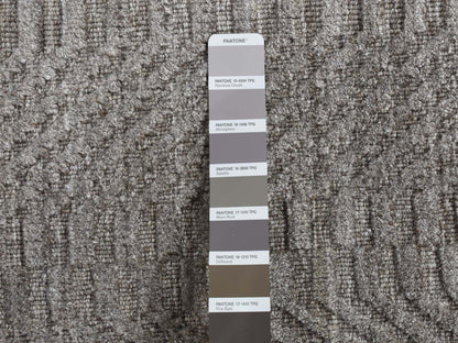 Modern / Contemporary hand-knotted wool rug in Gray, 2' x 3' — SKU O087835 (view 5)