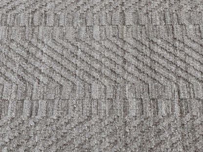 Modern / Contemporary hand-knotted wool rug in Gray, 2' x 3' — SKU O087835 (view 6)