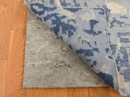 Modern / Contemporary hand-knotted wool rug in Blue, 2' x 3' — SKU O087842 (view 3)