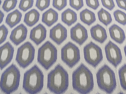 Blue 8'10" x 12'2" Flat Weave Hand woven Wool Rug - Sku: O087860