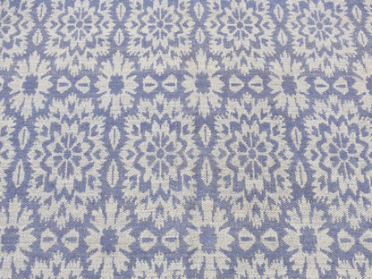 Purple 5'3" x 7'5" Flatweave / Kilim Hand woven Wool Rug - Sku: O087865