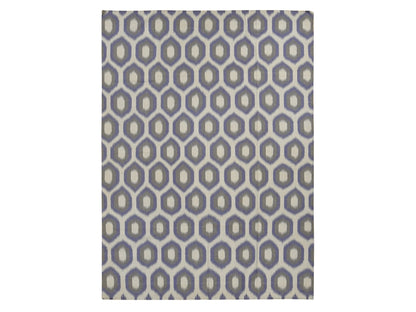 Purple 8'10" x 12'2" Flatweave / Kilim Hand woven Wool Rug - Sku: O087869