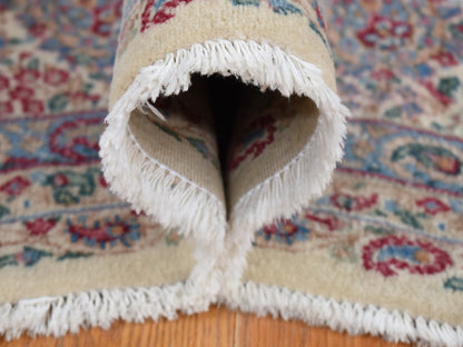 Kerman Fine Oriental hand-knotted wool rug in Ivory, 8'9" x 12'1" — SKU O087897 (view 6)