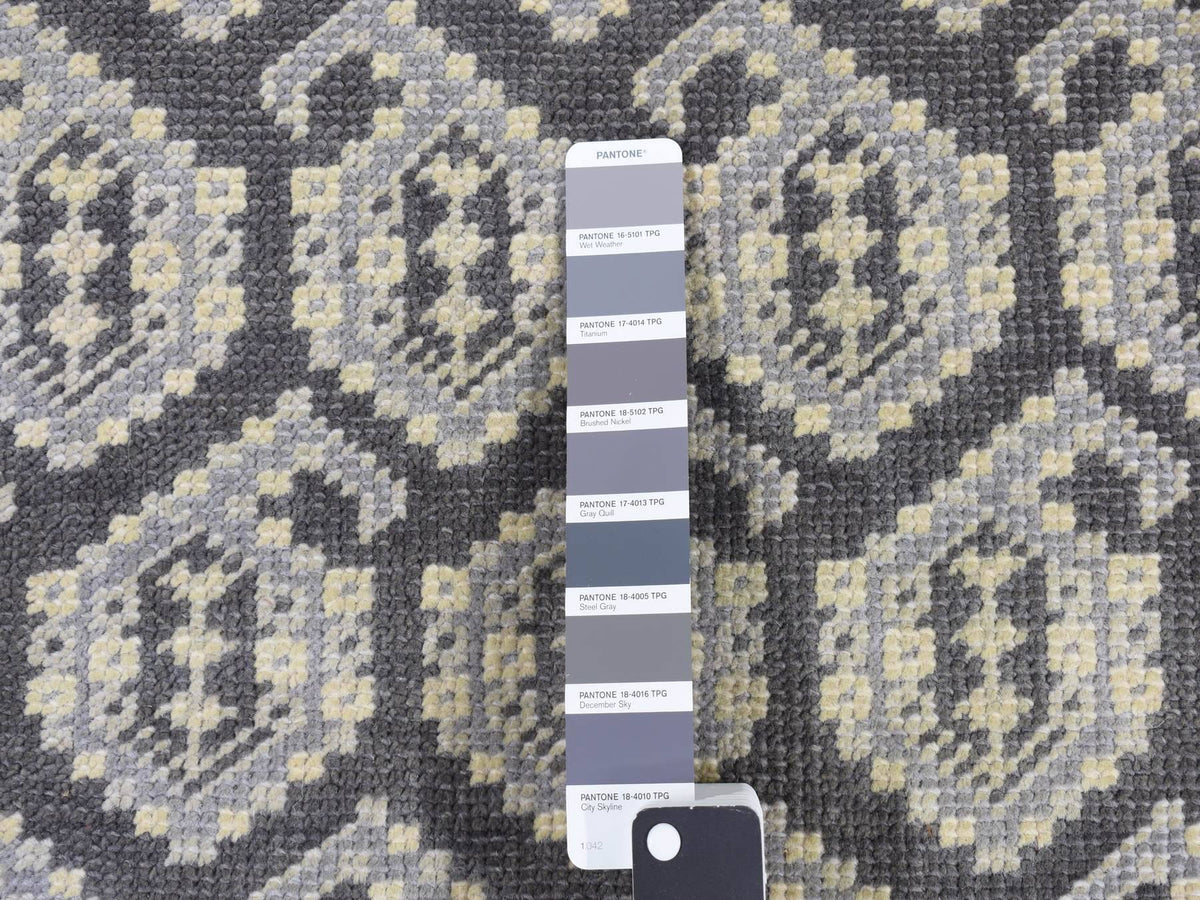 Oushak Oushak hand-knotted wool rug in Gray, 2' x 3' — SKU O087922 (view 5)