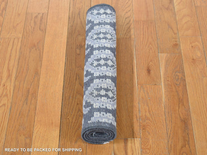 Oushak Oushak hand-knotted wool rug in Gray, 2' x 3' — SKU O087922 (view 7)