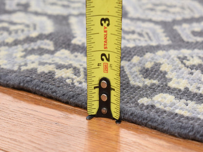 Oushak Oushak hand-knotted wool rug in Gray, 2' x 3' — SKU O087922 (view 8)