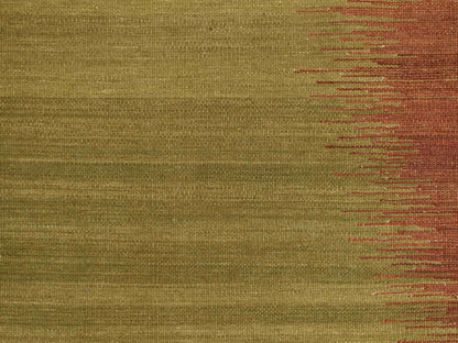 Green 10'0" x 14'6" Flatweave / Kilim Hand woven Wool Rug - Sku: O087936
