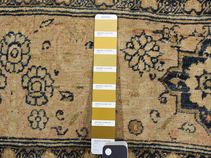 Blue 9'4" x 13'9" Antique Hand knotted Wool Rug - Sku: O087939