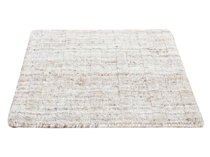 Modern / Contemporary hand-knotted wool rug in Gray, 1'6" x 1'6" — SKU O087943