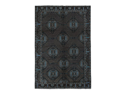 Brown 6'8" x 9'9" Tribal Hand knotted Wool Rug - Sku: O087968