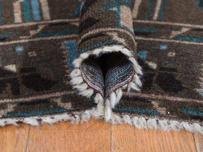 Brown 6'8" x 9'9" Tribal Hand knotted Wool Rug - Sku: O087968