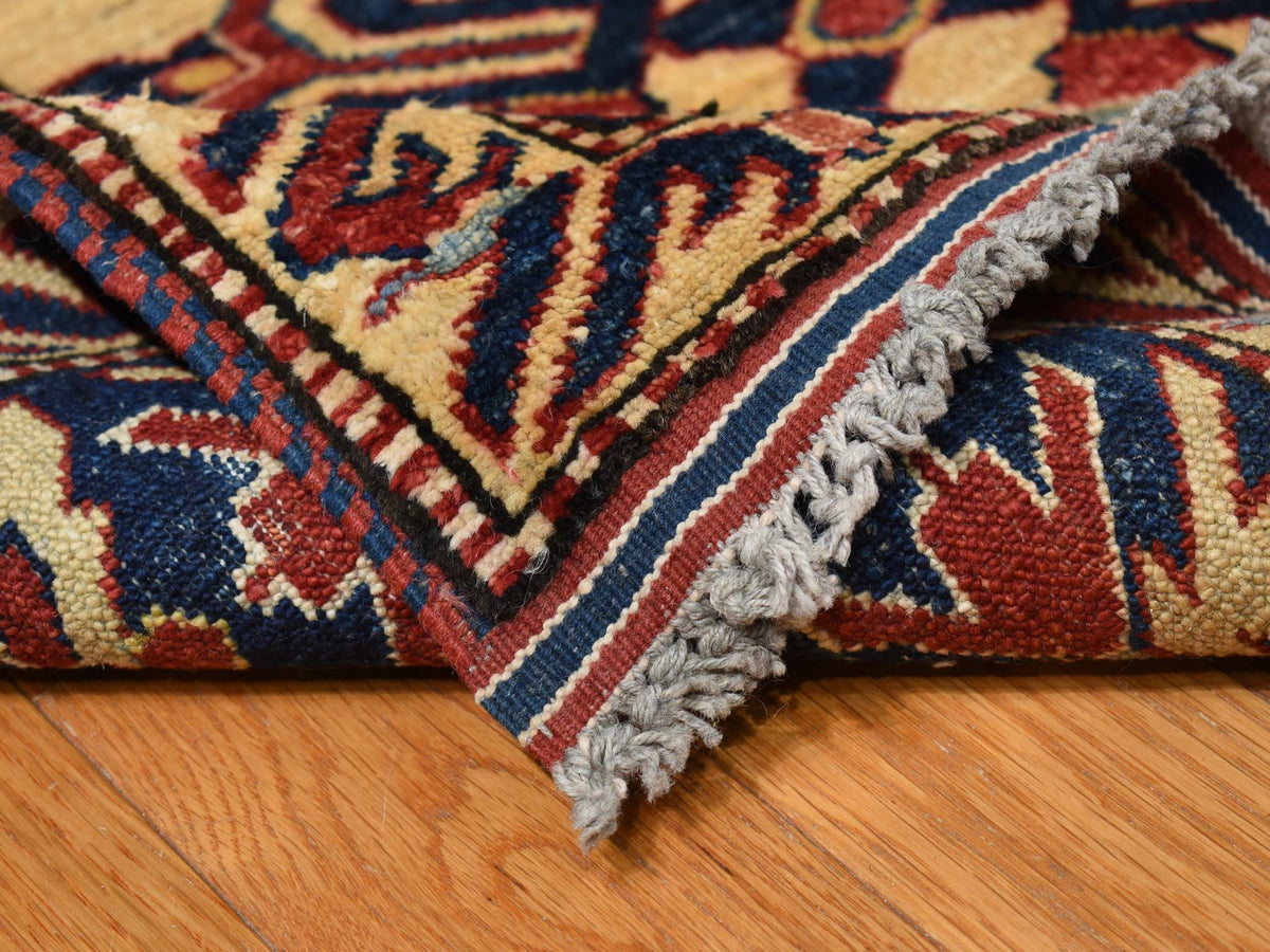 Kazak Kazak hand-knotted wool rug in Red & Ivory, 15'9" x 19'10" — SKU O087978 (view 6)